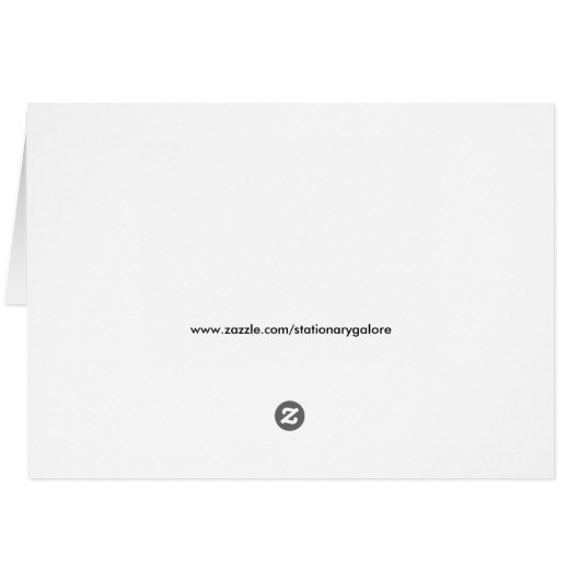 I love coffee greeting card (Back Horizontal)