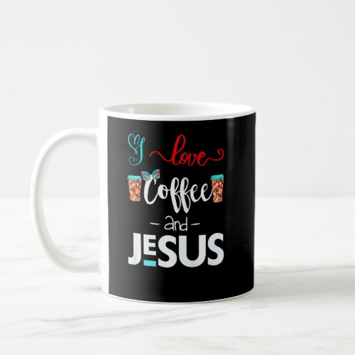 I Love Coffee Jesus Girl Boss Women Power Retro Vi Coffee Mug