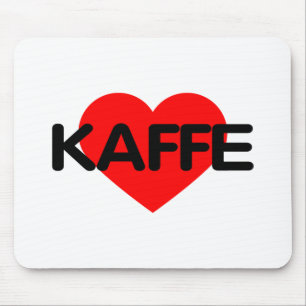 I Love Coffee - Kaffe Mouse Pad