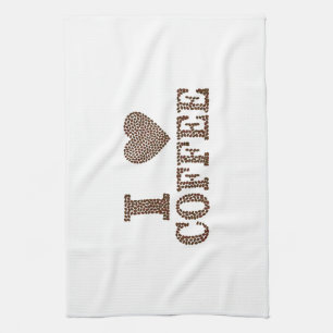 I Love Coffee Kitchen Towel
