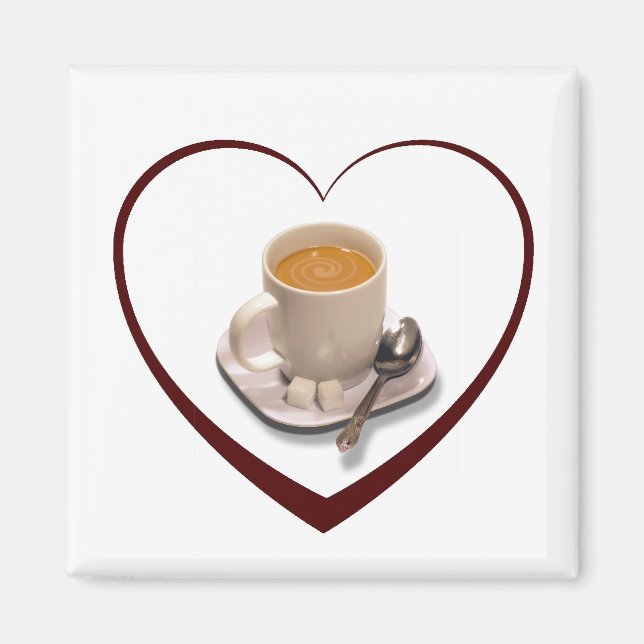 I Love Coffee Magnet (Front)