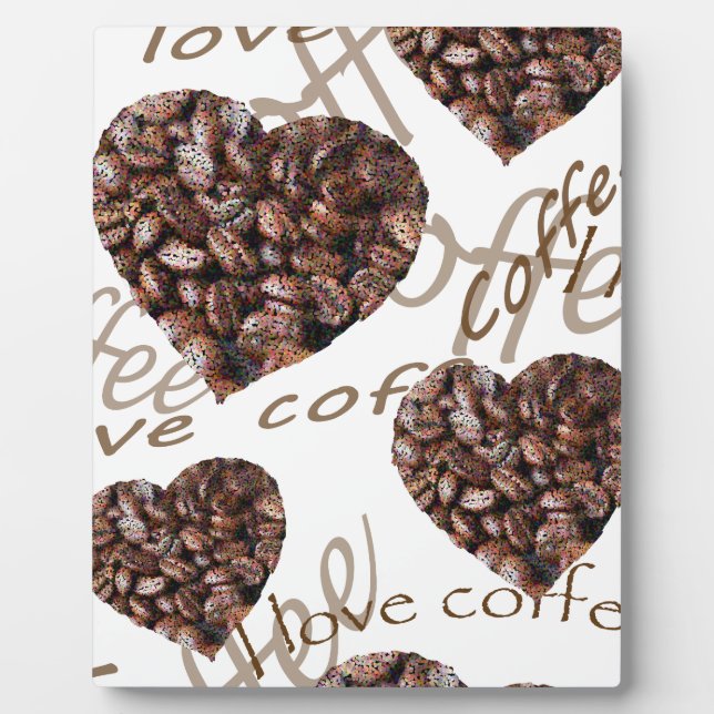 "I Love Coffee!" Plaque (Front)