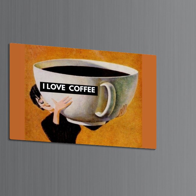 I love coffee retro  magnet (Creator Uploaded)