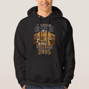 I love coffee since 2015 hoodie