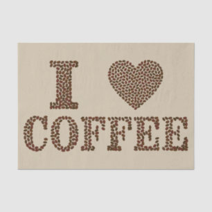 I love coffee tissue paper