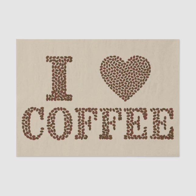 I love coffee tissue paper (Front)