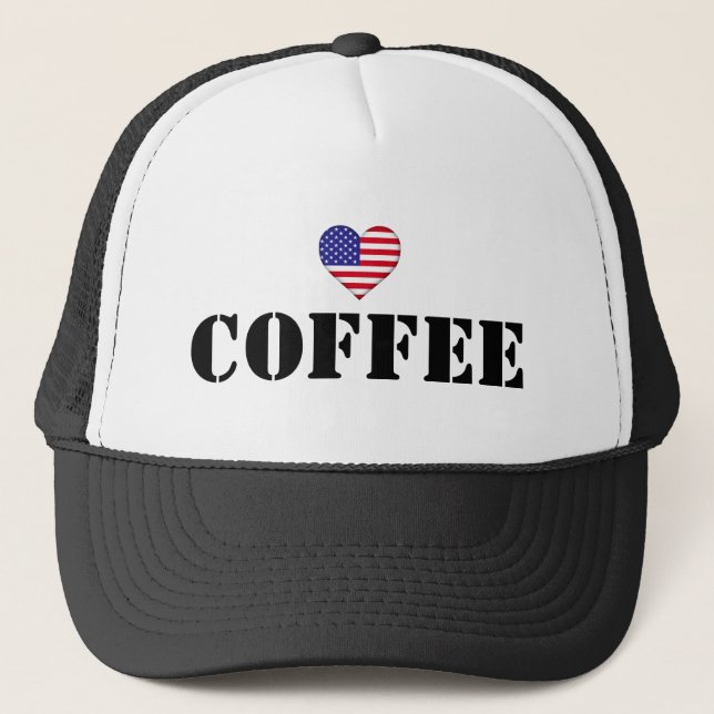 I Love Coffee™ Trucker Hat (Front)