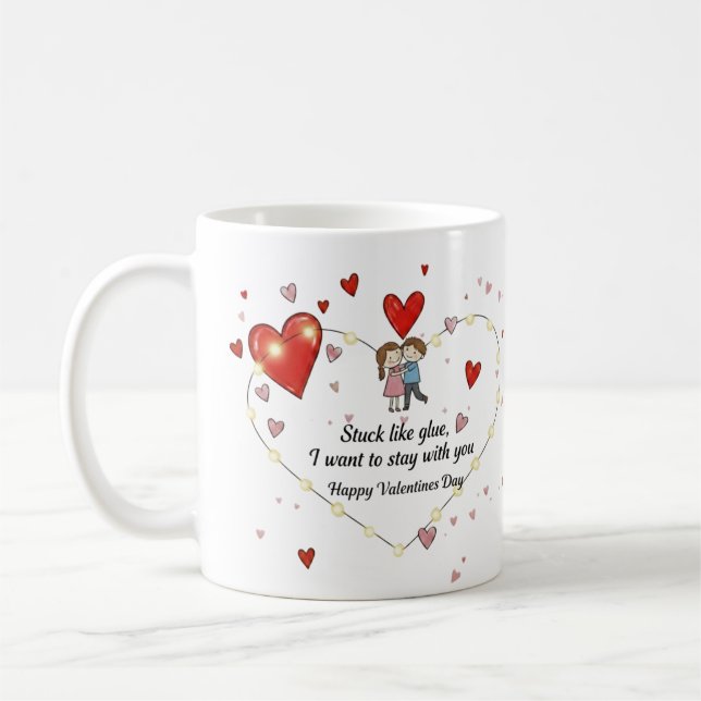 I love coffee with you mug (Left)