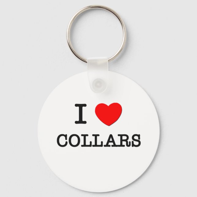 I Love Collars Keychain (Front)