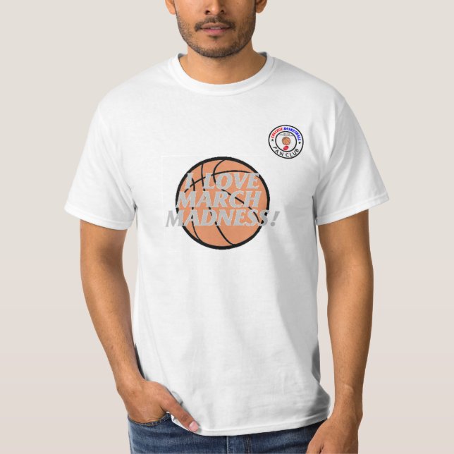 I LOVE COLLEGE BASKETBALL T-SHIRT 118 (Front)