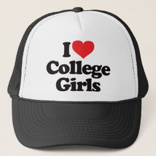 I Love College Girls Trucker Hat