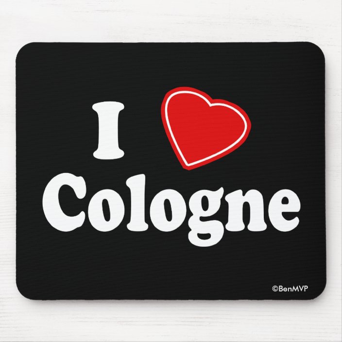 I Love Cologne Mouse Pad