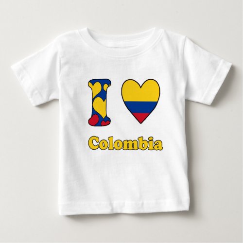 I love Colombia Baby T_Shirt