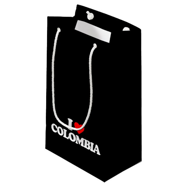I LOVE COLOMBIA SMALL GIFT BAG (Front Angled)