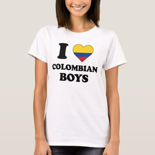 I love Colombian Boys T_Shirt