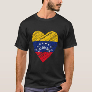 I Love Colombia's national flag. Proud of the Colo T-Shirt