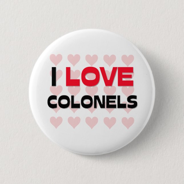 I LOVE COLONELS BUTTON (Front)