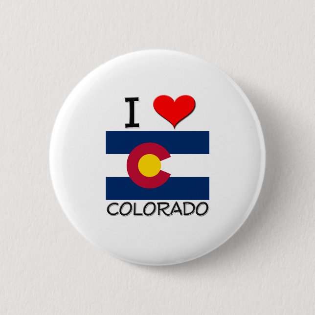 I Love Colorado Button (Front)