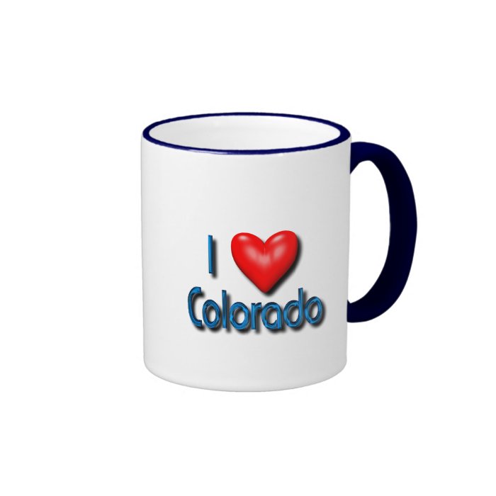 I Love Colorado Coffee Mug