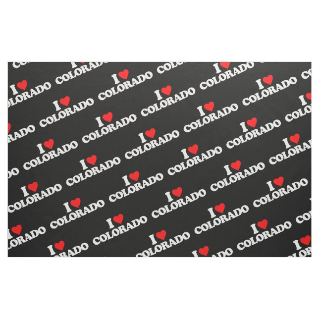 I LOVE COLORADO FABRIC (Fat Quarter)