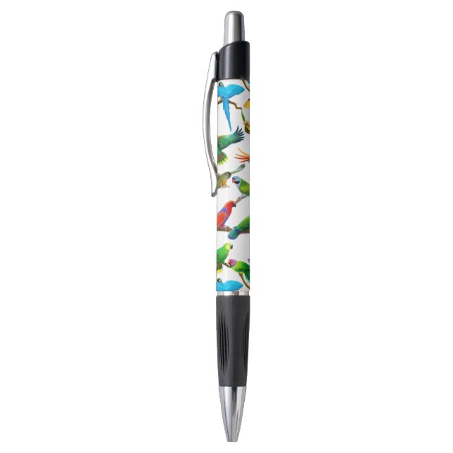 I Love Colorful Parrots Pen (Top (Vertical))