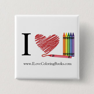 I Love Coloring Button