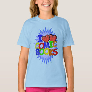I Love Comic Books T-Shirt