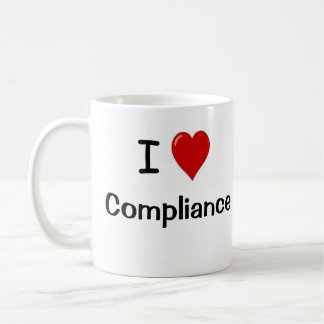 I Love Compliance I Love Regulation Two Sided Coffee Mug