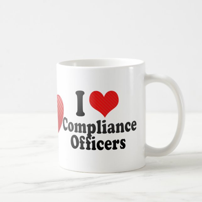 I Love Compliance Officers Coffee Mug (Right)