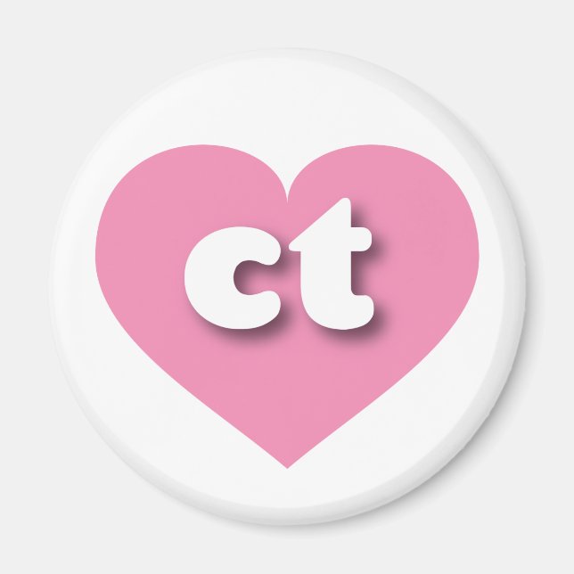 I love Connecticut - ct pink heart Magnet (Front)