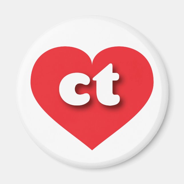 I love Connecticut - ct red heart  Magnet (Front)