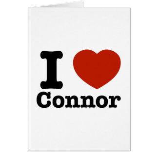 I Love Connor Gifts - T-Shirts, Art, Posters & Other Gift Ideas | Zazzle