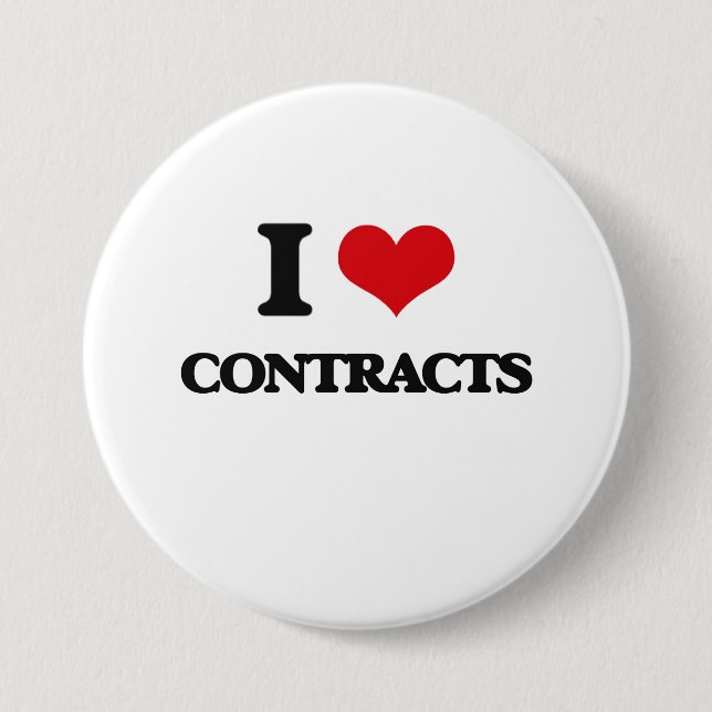 I love Contracts Button (Front)