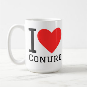 I love conure coffee mug