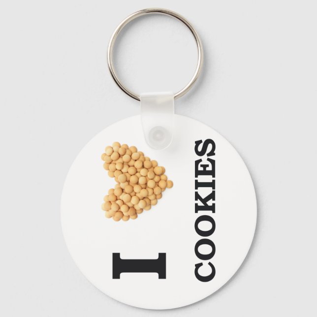 I Love Cookies Keychain (Front)