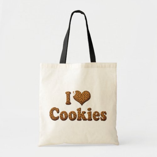 I Love Cookies Tote Bag