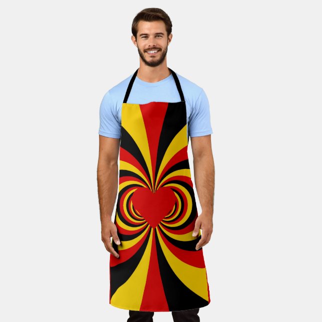 I Love Cooking German Cuisines Apron (Worn)