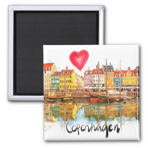 I love Copenhagen Magnet