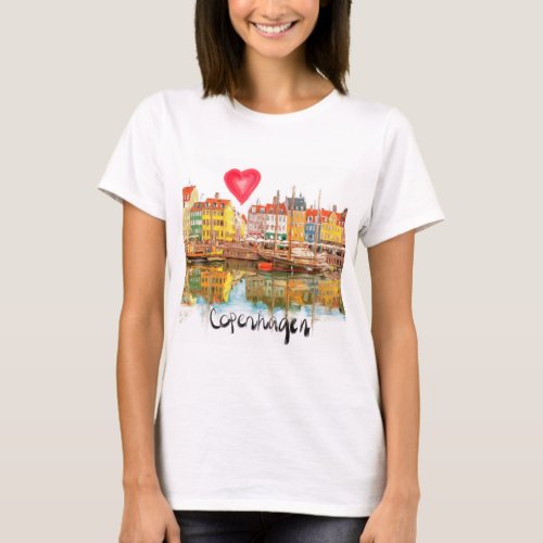 I love Copenhagen T_Shirt