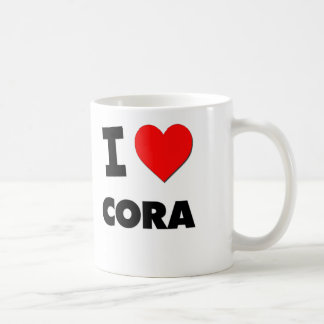I Love Cora Coffee Mug