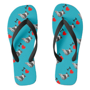 I love Corgi Butts Flip Flops