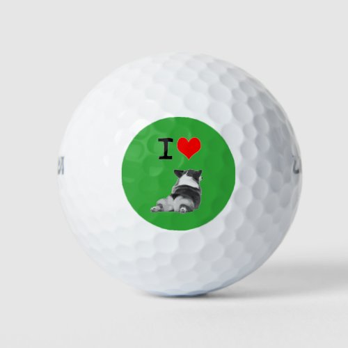 I love Corgi Butts Golf Balls