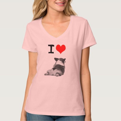 I Love Corgi Butts T_Shirt