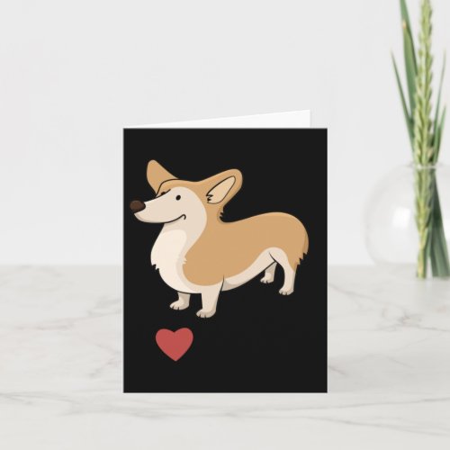 I Love Corgis  Card