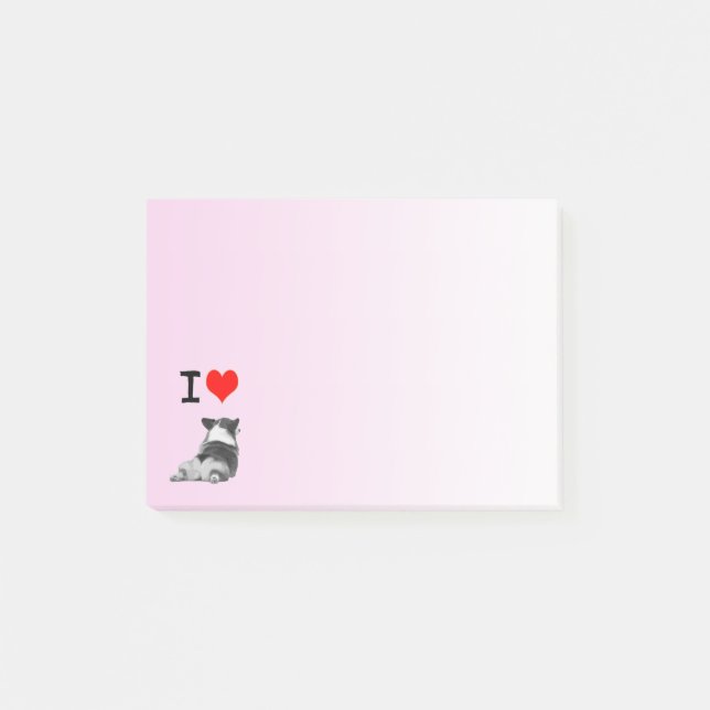 I love Corgis Post-it Notes (Front)