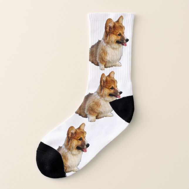 i Love Corgis Socks (Right Inside)