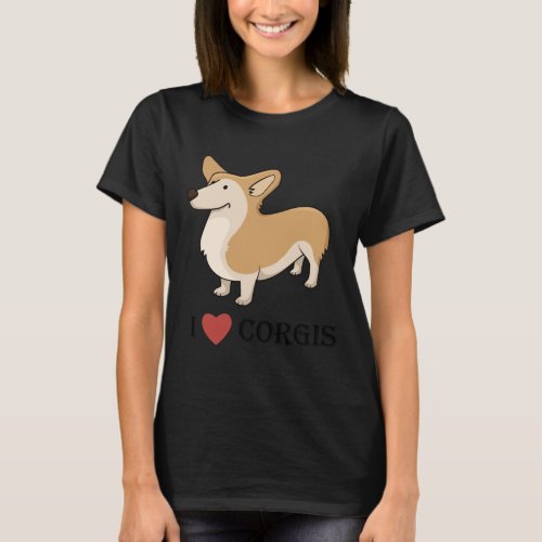 I Love Corgis  T_Shirt