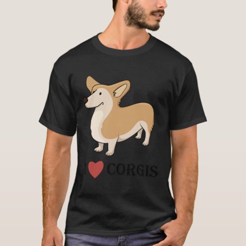 I Love Corgis  T_Shirt