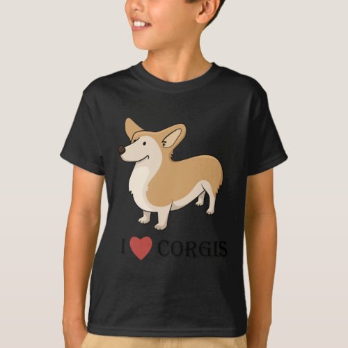 I Love Corgis  T_Shirt