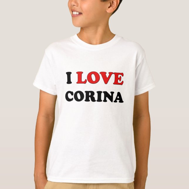 I Love Corina T-Shirt (Front)